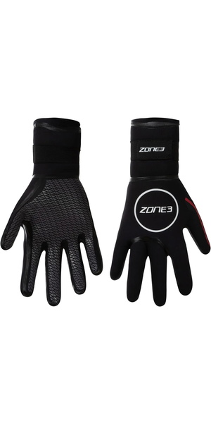 2026 Zone3 Neoprene Heat-Tech Warmth Gloves NA18UHTG101 - Black / Red